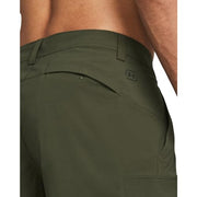 Under Armour Fish Hunter 2.0 Men's Cargo Shorts, Water-Repellent, 4-Way Stretch, Marine OD Green, 9 in Inseam, 42