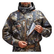 Sitka Delta Zip Fishing Wader with Insulated Boots, Optifade Timber, Extra Large Short, 10 Boot, 600238-TM-XLS-10