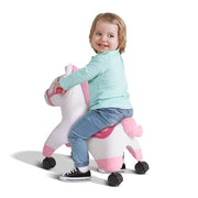 Radio Flyer 685P Socks: Rolling Pony, Caster Ride-on Horse White and Pink