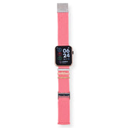 Justice JSE4326WM Unisex Smartwatch in Rose Weave and Rose Gold Case