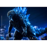 Hiya Toys Heat Ray Godzilla Translucent Action Figure, 7 Inch, Articulated Tail, Interchangeable Neck and Head Parts, Blue Paint Detailing, AUG238466