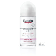 Eucerin Deodorant Roll On, Aluminium-Free, Sensitive Skin, 50ml