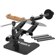 XARILK GEN3 Guided Knife Sharpener Kit, Aluminium Alloy, 3 Diamond Grit Plates 320#, 800#, 2000#, for Hunting and Kitchen Knives