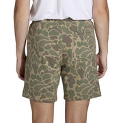 Marsh Wear Men's Fireside Sweatshorts, Green Mallard Camo, Adjustable Waistband, Multiple Pockets, MWS5015