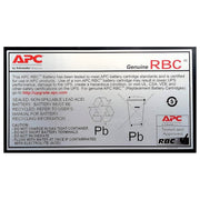 APC UPS Replacement Battery Cartridge, Sealed Lead Acid, 48V 9Ah, Hot-Swappable, Compatible with Smart-UPS SMX1500RM2U SMX1500RM2UNC SMX1500RMNCUS SMX1500RMUS, APCRBC115