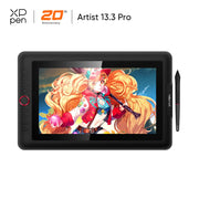XPPen Artist 13.3 Pro Drawing Tablet, 13.3 Inch IPS LCD, 1080P Full Laminated Screen, 8192 Pressure Levels, Tilt Support, Black