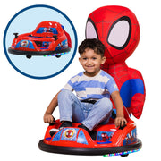 Flybar Marvel Spidey ImaginAir 6V Ride-On Bumper Car with Inflatable Character