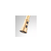Signature Hardware 476858 Amberley Single Handle Pull Down Kitchen Faucet, Brushed Gold