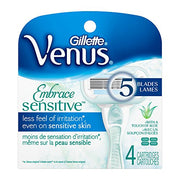 Gillette Venus Embrace Sensitive Women's Razor Blades