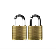 Commando Lock Marine Series Premium Brass Padlock - 2 Pack