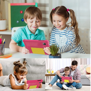 aeezo 7-Inch Kids Tablet, Android 5GB RAM + 32GB ROM, 128GB Expansion, HD Screen, Wi-Fi, Kids Tablet with Parental Control - Pink