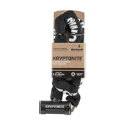Kryptonite Chain Bicycle Lock, 3.9 Feet Long, 8mm Hardened Steel Links, Black, Ergonomic Stainless Steel Keys, 720018006152