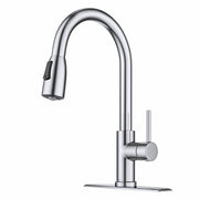 Kraus KPF-1626CH-C1 Coda 2-Function Single Handle Pull-Down Kitchen Faucet, Chrome