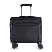 American Green Travel Madison Laptop Carry-On Spinner Briefcase, Black, 17 in, LP020