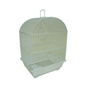 YML Black Round Top Style Birdcage for Small Parakeets, 11 in L x 9 in W x 16 in H, A1304BLK