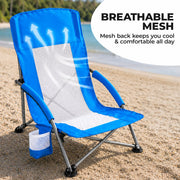 Alvantor D-HL-HJ059419-DSV-20260506 Folding Outdoor Chair with Mesh Back, Blue