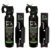 UDAP 260GG2 Griz Guard Bear Spray Double Pack with Holster - 9.2 oz.