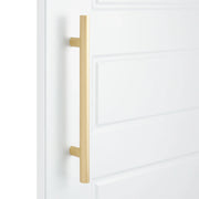EH5875BTB.18.SB - Kyoto Back to Back Door Pull - Brass - CTC 18