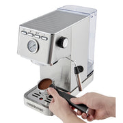 Farberware FW61100042872 Espresso Machine, 15 Bar, Silver, Stainless Steel, Steam Wand