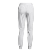 Under Armour Womens Armoursport Woven Athletic Track Pants, High-Rise Waist, Tapered Leg, Halo Gray & White, XX-Large Tall, 1382727/1383815