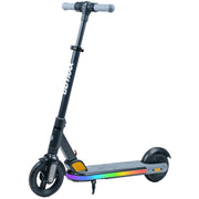 GOTRAX GT-XoomPlus-BLA XoomPlus Foldable Electric Scooter for Kids Ages 6-12 with 150W Motor 10mph LED,Black