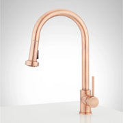 Signature Hardware SHXCRD107AC Ridgeway 1.8 GPM Single Handle Pull-Down Kitchen Faucet, Satin Copper