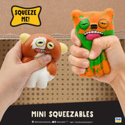 Fuggler FG4008 Mini Squeezables Collectible Sensory Toy, 4 Inch Soft PU Foam Stress Relief Figure, Multicolor