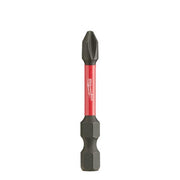Power Bit, 1/4 x 2 In, #2 Point, PK5