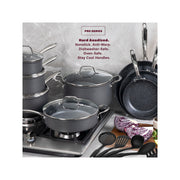 Granitestone Pro Hard Anodized 13-Pc. Nonstick Pots And Pans Cookware Set With Utensils - BLACK ONE SIZE