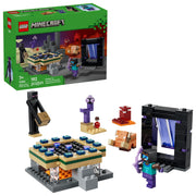 LEGO Minecraft Nether & End Portal Journey Toy Building Set, 192 Pieces, Cool Hero Minifigure, Multicolor, 21584
