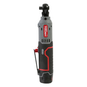 Hyper Tough 12V Cordless Ratchet Wrench with Brushless Motor, LED Work Light, 7-Piece Metric Socket Set, Compact Ergonomic Design, 6055