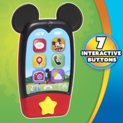 Just Play Disney Jr. Mickey Mouse Clubhouse Interactive Toy Phone with Lights and Sounds, 6-Inch