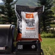 Traeger Pellet Grills Hickory Hardwood Wood Pellets, All-Natural Virgin Hardwood, 20LB, PEL411