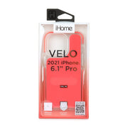iHome 2IHPC1109J9W2 Velo Silicone Impact Case, iPhone 13 Pro, Coral