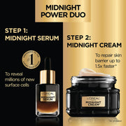 L'Oreal Paris Age Perfect Midnight Duo Facial Serum Trial Size, 1.7 oz - Special Ingredients: Antioxidants