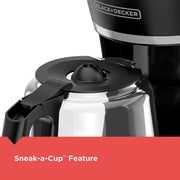 Black & Decker CM1070B-1 Programmable Coffeemaker 12-Cup Black