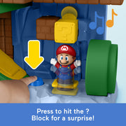 Fisher-Price Little People My Mario Adventure Toddler Toy Playset with Interactive Music and 2 Figures, Multicolor, JHG61