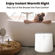 VAJIAZA 20L Towel Warmer Bucket, Large Capacity Fits Two 40