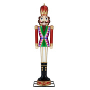 Holiday Time Animated Christmas Nutcracker Blow Mold Decoration, Multicolor, 9'