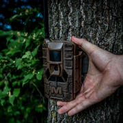 Muddy Mitigator 2.0 Trail Camera, 24MP Images, 720p HD Video with Audio, 0.7-Second Trigger Speed, 80-Foot Detection Range, Distressed Housing Finish