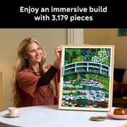 LEGO Art Claude Monet Bridge Over a Pond of Water Lilies Building Set for Adults 3,179 Pieces Multicolor 6589597