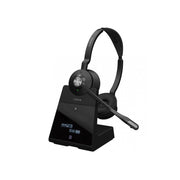Jabra Engage 75 SE Stereo Binaural Wireless Headset with Bluetooth and DECT, Noise-Cancelling Microphone, On-Ear, Black, TAA9659-583-125