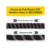 As Seen On Tv Pocket Copper Bullet 100 Ft Hose 17132 - BLACK ONE SIZE