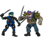 Playmates Teenage Mutant Ninja Turtles x G.I. Joe Action Figure 2-Pack with Weapon Accessories, Multicolor, 9 in TMNT GI Joe Battle Pack