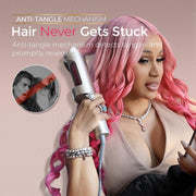 TYMO CurlPro Plus Automatic Rotating Curling Iron, 1'', Gold