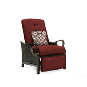 Hanover VENTURAREC-RED Outdoor Ventura Outdoor Luxury Recliner, Crimson Red New