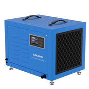 SAHAUHY 158 Pints Commercial Crawl Space Basement Dehumidifier with Automatic Defrost Washable Filter Remote Control Blue