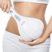Cotsoco Handheld Massager, Double Head Electric Deep Tissue Percussion, 3 Removable Massage Heads, Corded, Blue, MA209
