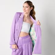 Project Prom Girls Juniors Suit Jacket - LILAC BREEZE LARGE