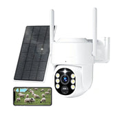 4G LTE Solar Security Camera Outdoor, No WiFi, 2K Video, Multi-Functional Night Vision, PIR AI, 2-Way Audio